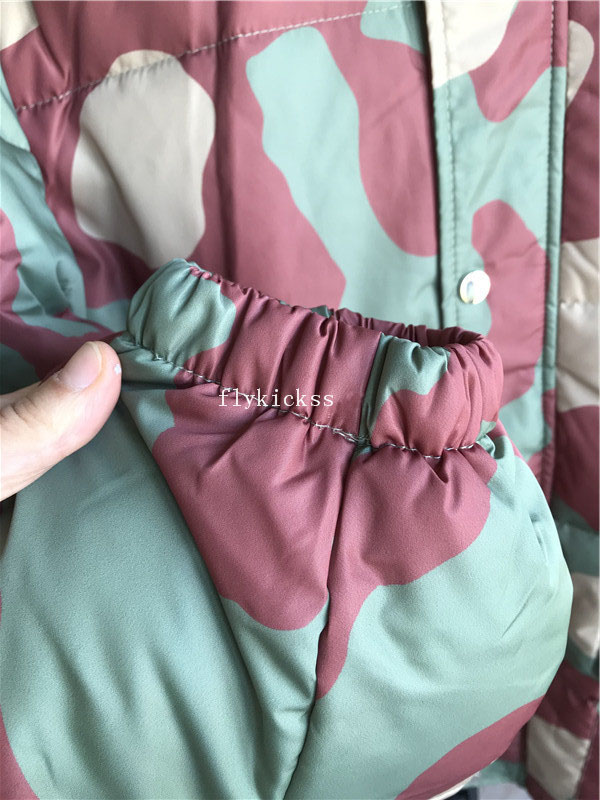 Off-White Diagonals Camouflage Down Jacket